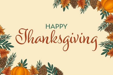 感恩节快乐! 心怀感恩,幸福常在